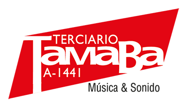 Terciario Tamaba logo on a red background with white stylized text 'TERCIARIO Tamaba A-1441'.
